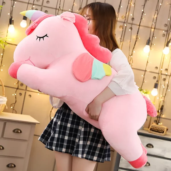 25-100cm Kawaii Giant Unicorn Plush Toy