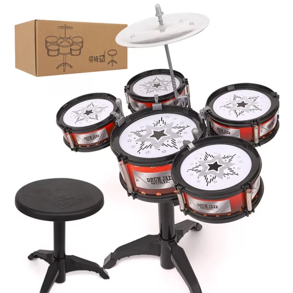 Simulation Drum Set Junior Drums Kit - Image 4