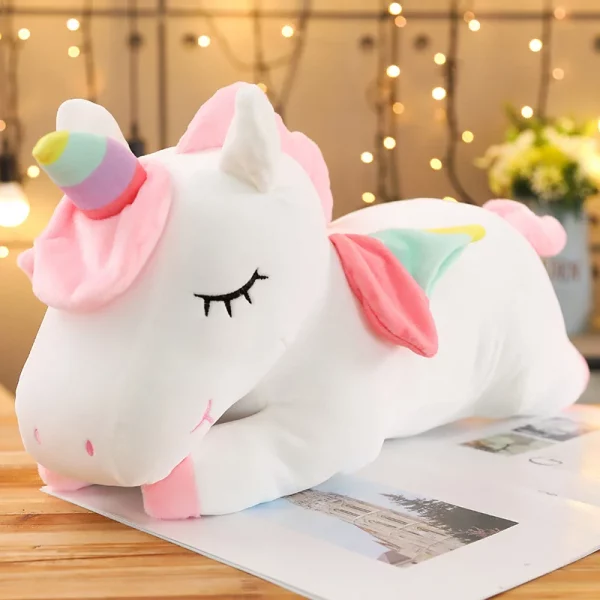 25-100cm Kawaii Giant Unicorn Plush Toy - Image 2
