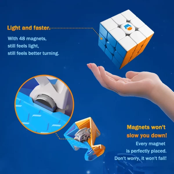 Go 3×3 Speed cube Magnetic Magic Cube - Image 3