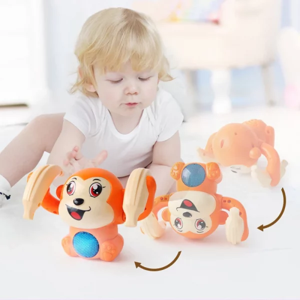 Baby Electric Tumbling Monkey with Light Music - Image 2