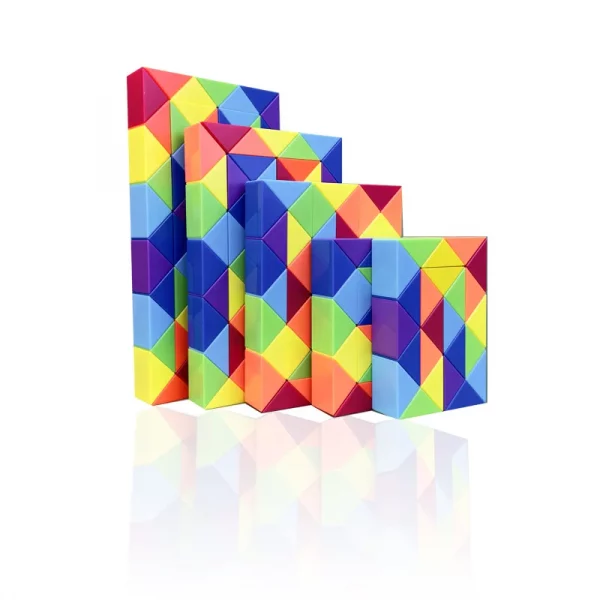 24-72 Segments Rainbow Puzzle Fidget Toy