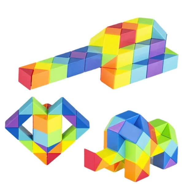24-72 Segments Rainbow Puzzle Fidget Toy - Image 5