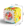 Montessori Game Baby Activity Cube Shape Match Sorter Box Color Number Clock Math Kit Educational Interactive Toys For Kids Gift - Image 6
