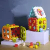 Montessori Game Baby Activity Cube Shape Match Sorter Box Color Number Clock Math Kit Educational Interactive Toys For Kids Gift - Image 4