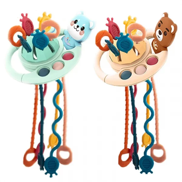 Baby Montessori Toys Pull String Sensory Toys Baby 6 12 Months Silicone Develop Teething Activity Toys for Kids Educational Toys - Image 6