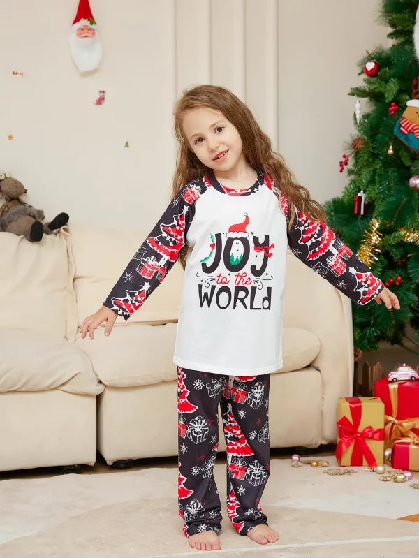 Family Christmas Matching Pajamas Set 2025 NEW JOY WORLD Print Xmas Costume Family Pjs Pyjamas Baby Jumpsuit Dog Clothing - Image 6
