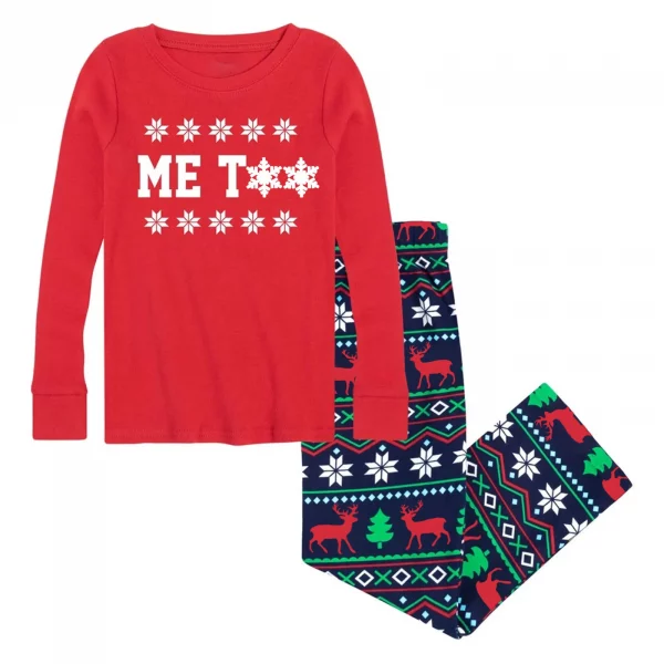 Christmas Pajamas Family Mom Dad Kids Xmas Sleepwear New Years Family Matching Outfits 2024 Pajamas Set Loungewear - Image 3