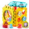 Montessori Game Baby Activity Cube Shape Match Sorter Box Color Number Clock Math Kit Educational Interactive Toys For Kids Gift - Image 5