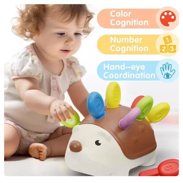 Best Sensory Toys for Toddlers Hedgehog Concentration Fine Motor Training Learning Counting Sorting Development Education Toys - Image 3