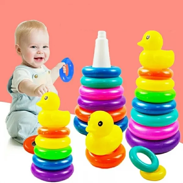 Montessori Baby Toy Rolling Ball Tower Montessori Educational Games For Babies Stacking Track Baby Development Toys 1 2 3 Years - Image 2