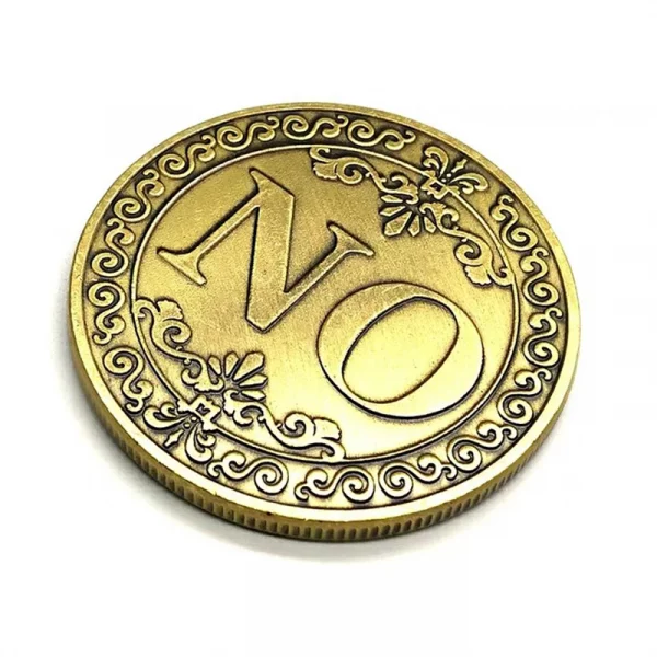 Yes No Coin 4 CM Lucky Guess Game Fidget Toys For Anxiety Autism Antistress Adulti Children Brinquedos Para Alívio Do Estresse - Image 3