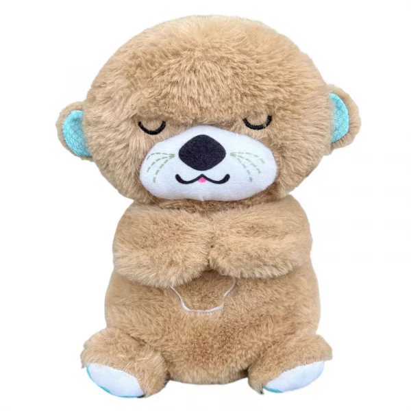 Wholesale In Stock koala breathing toy Teddy Plush Toy rabbit fur Otter Stuffed Toys Sleep Otter Plush for children - Image 6