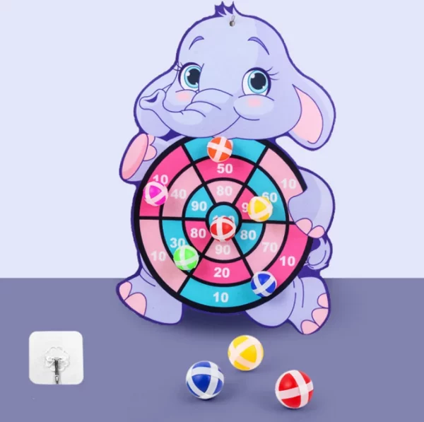 Child Montessori Toys for Kids 3 to 6 Years Old Cartoon Animal Dart Board Sticky Ball Family Interactive Educational Toys Baby - Image 2