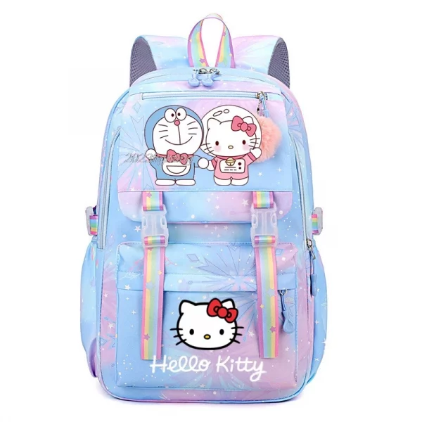 Hello Kitty Backpack Travel Capacity Bookbag for Women & Men Boys Girls School College Laptop Students Mochilas - Image 5