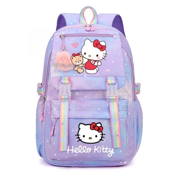 Hello Kitty Backpack Travel Capacity Bookbag for Women & Men Boys Girls School College Laptop Students Mochilas - Image 4