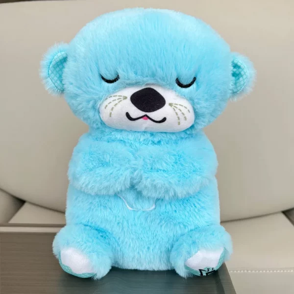 Wholesale In Stock koala breathing toy Teddy Plush Toy rabbit fur Otter Stuffed Toys Sleep Otter Plush for children - Image 2