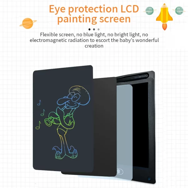 8.5inch LCD Writing Tablet Drawing Board Kids Graffiti Sketchpad Toys Handwriting Blackboard Magic Drawing Board Toy 6.5/10.5/12 - Image 3