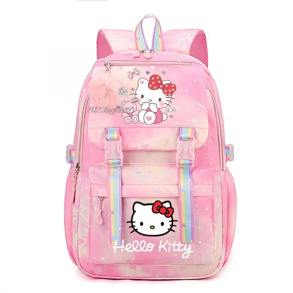 Hello Kitty Backpack Travel Capacity Bookbag for Women & Men Boys Girls School College Laptop Students Mochilas