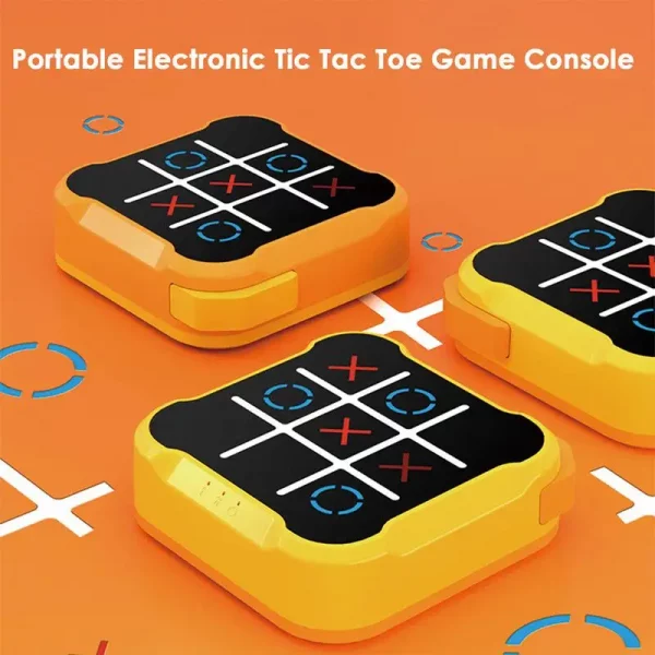Electronic Tic-Tac-Toe Game Educational Chessboard Chess Board Board Games Chess Board Game Chess Set Portable For Adults Kids - Image 3