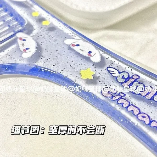 Sanrio Hello Kitty Cute Cartoon Comb Dense Tooth Comb Japanese Soft Girl Portable Makeup Comb Student Comb Hair Smooth Hair Comb - Image 3
