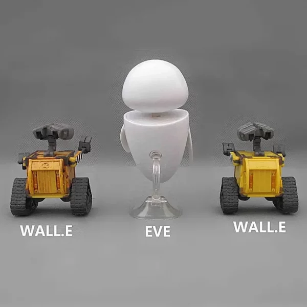 Wall-E Robot Wall E & EVE PVC Action Figure Collection Model Toys Dolls 6cm/10cm For Children Christmas Gift - Image 3