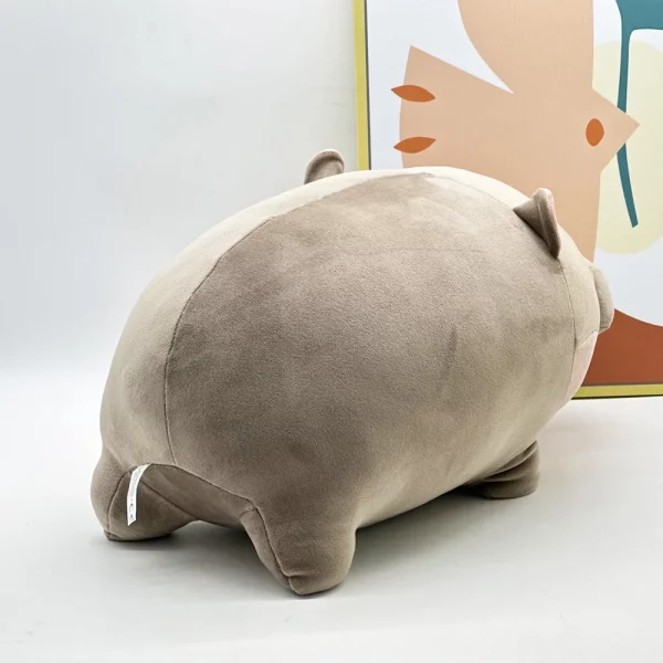 Moo Deng Plush Toys Cute Soft Stuffed Cushion Cartoon Hippopotamus Pillow Home Decor Dolls For Kid Girl Birthday Christmas Gift - Image 3