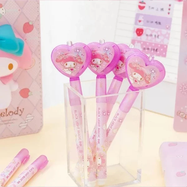 Sanrio Kawaii Cinnamoroll Hello Kitty Magics Invisible Pen Cute Cartoon Kuromi My Melody Highlighter Pen Children Toys for Girls - Image 5