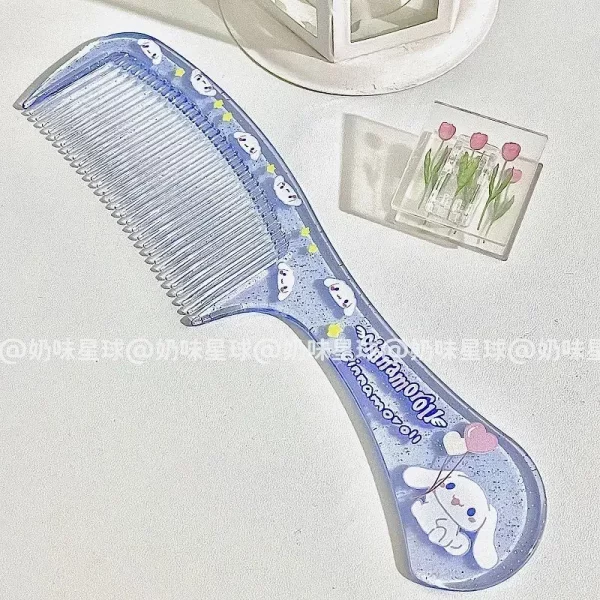 Sanrio Hello Kitty Cute Cartoon Comb Dense Tooth Comb Japanese Soft Girl Portable Makeup Comb Student Comb Hair Smooth Hair Comb - Image 6