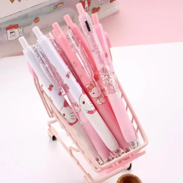 Hello Kitty Sanrio animation peripheral cartoon children's pen holder creative kawaii desktop storage box ornaments wholesale - Image 4