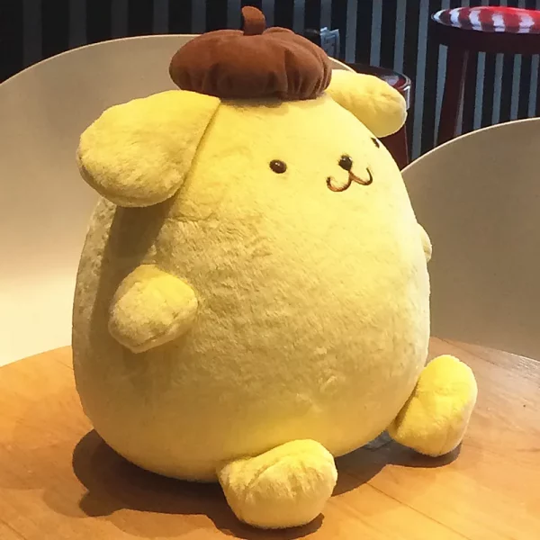 50CM Sanrio Big Size Pom Pom Purin Plush Toy Chubby Pudding Dog Super Soft Pillow Stuffed Doll Christmas Gifts Toys For Children - Image 3