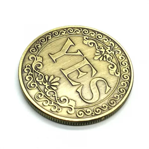 Yes No Coin 4 CM Lucky Guess Game Fidget Toys For Anxiety Autism Antistress Adulti Children Brinquedos Para Alívio Do Estresse - Image 2