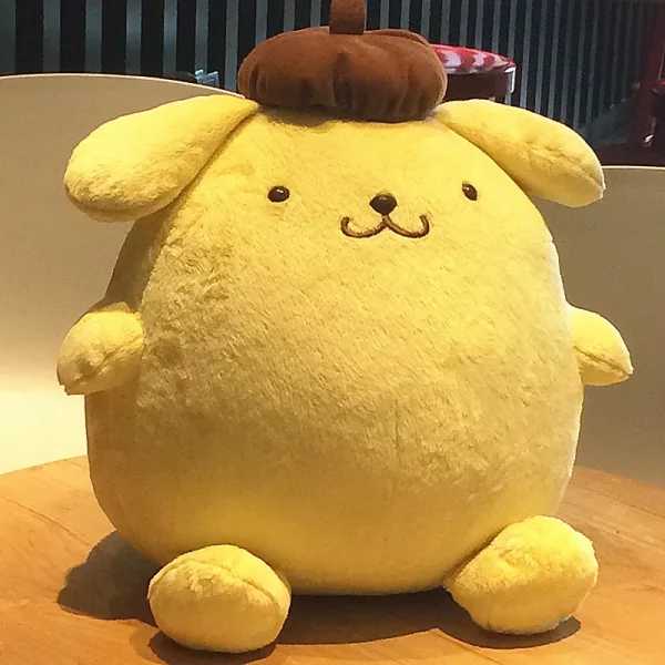 50CM Sanrio Big Size Pom Pom Purin Plush Toy Chubby Pudding Dog Super Soft Pillow Stuffed Doll Christmas Gifts Toys For Children