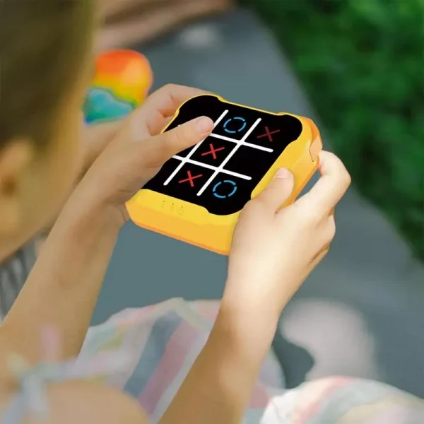 Electronic Tic-Tac-Toe Game Educational Chessboard Chess Board Board Games Chess Board Game Chess Set Portable For Adults Kids - Image 2