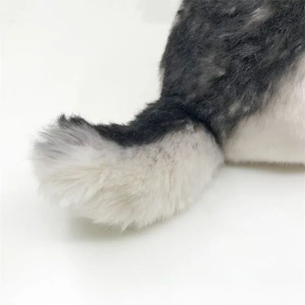 Coyote High Fidelity Anime Cute Gray Wolf Plushie Dog Plush Toys Lifelike Animals Simulation Stuffed Doll Kawai Toy Gifts Kids - Image 5