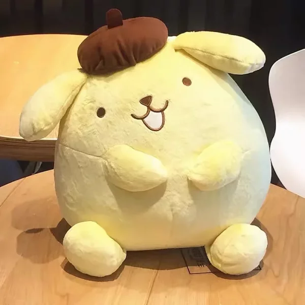 50CM Sanrio Big Size Pom Pom Purin Plush Toy Chubby Pudding Dog Super Soft Pillow Stuffed Doll Christmas Gifts Toys For Children - Image 2