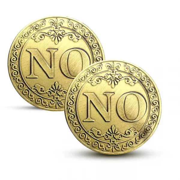 Yes No Coin 4 CM Lucky Guess Game Fidget Toys For Anxiety Autism Antistress Adulti Children Brinquedos Para Alívio Do Estresse - Image 5