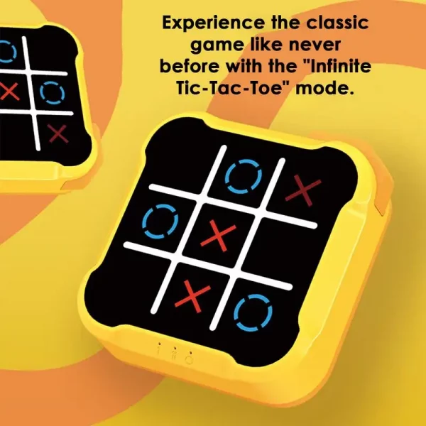 Electronic Tic-Tac-Toe Game Educational Chessboard Chess Board Board Games Chess Board Game Chess Set Portable For Adults Kids - Image 4